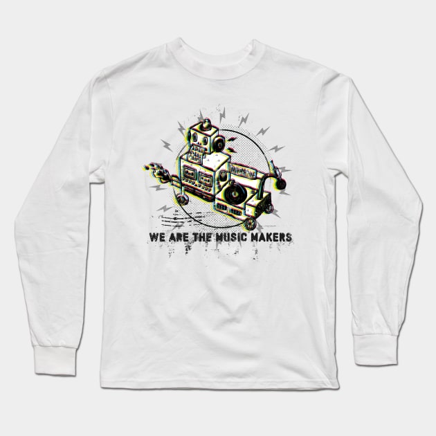 Sonik Machine Long Sleeve T-Shirt by hypokondriak